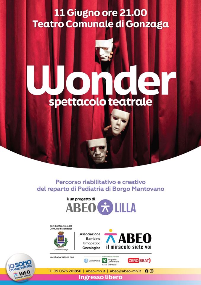 Spettacolo teatrale “Wonder” – Gonzaga